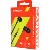 CANYON headphones SEP-4 Mic Flat 1.2m Black