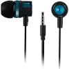 CANYON Stereo earphones with microphone, 1.2M, green