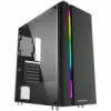 Chassis Apollo EN43125, ATX, M-ATX, Mini ITX, USB3.0x1 + USB2.0x2, Rainbow LED Stripe Frontpanel, Left Tempered Glass
