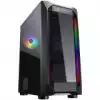 Chassis COUGAR MX410-T, Mid Tower, MiniITX/MicroATX/ATX, 210 x 455 x 380(mm), USB 3.0 x 2, USB 2.0 x 2, Mic x 1 / Audio x 1, RGB Control Button, Acrylic with RGB strips Front Panel, Pre-installed Fans: 120mm x 1 RGB, 4mm Tempered Glass Left Panel