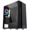 Chassis Helios EN43224, ATX, M-ATX, Mini ITX USB3.0x1 + USB2.0x2, Rainbow LED Stripe Frontpanel, Left Tempered Glass, 1xCR120
