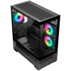 Chassis V-GAMING DARK REAPER VG-DR3F USB3.0 USB2.0 Type C without PSU Black
