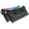 CORSAIR 16GB RAMKit 2x8GB DDR4 3200MHz 2x288 DIMM Unbuffered 16-18-18-36 Vengeance RGB Pro Black Heat Spreader RGB LED 1.35V XMP2.0