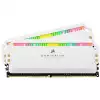 Corsair 16GB (2 x 8GB) DDR4 DRAM 3200MHz C16-18-18-36 Dominator Platinum RGB Memory Kit - White
