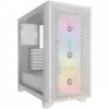 Corsair 3000D RGB Tempered Glass Mid-Tower, White