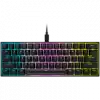 Corsair K65 RGB MINI 60% Mechanical Gaming Keyboard, Backlit RGB LED, CHERRY MX SPEED, Black, Black PBT Keycaps