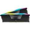 CORSAIR VENGEANCE RGB 32GB 2x16GB DIMM DDR5 6400MT/s Unbuffered 32-40-40-84 Std PMIC XMP 3.0 Black Heatspreader 1.4V