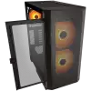 COUGAR AIRFACE FLO RGB PC Case, Mid Tower, Black