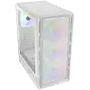 COUGAR AIRFACE PURE RGB PC Case, Mid Tower, White
