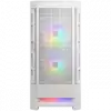 COUGAR Airface RGB White, Mid Tower, 2x 140 1x120 ARGB Fans, RGB Button,  4mm Tempered Glass, Mini ITX / Micro ATX / ATX / CEB/ E-ATX, USB 3.0 x 2, USB 2.0 x 1, 4 Pole Headset Audio Jack x1