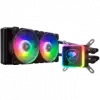 COUGAR AQUA 240, ARGB, Intel Socket LGA 775 / 1150 / 1151 / 1155 / 1156 / 1366 / 1200 / 2011 / 2066 (Core i3 / i5 / i7 / i9 CPU) AMD TR4 / AM4 / FM2 / FM1 / AM3+ / AM3 / AM2+ / AM2 CPU, Dimensions (WxDxH): 274 x 120 x 27mm, 5 years warranty