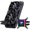 COUGAR AQUA 240, Intel LGA 775/ 1155/ 1156/ 1151/ 1366/ 2011/ 1200(Core i3/i5/i7 CPU)/ 2066, AMD: AM4/ FM2/ FM1/ AM3+/ AM3/ AM2+AM2 CPU,Pump Speed: 3200 ± 10% R.P.M, MB RGB Synchronization, Dimensions (WxDxH): 274x120x27mm