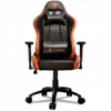 COUGAR Armor Pro Orange, Full Steel Frame, Breathable PVC Leather, Diamond Check Pattern Design, Micro Suede-Like Texture, Head and Lumbar Pillow, Mid Size, 3D Arm Rest Directions, Class 4 Gas Lift Cylinder, Orange / Black, 120 kg Weight Limit