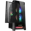 COUGAR DUOFACE RGB PC Case, Mid Tower, Black