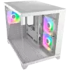 COUGAR FV150 Mini RGB PC Case, Mid tower, White