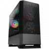 COUGAR MG140 Air RGB - Black, Mini Tower, Mini ITX / Micro ATX, USB 3.0 x 2, USB 2.0 x 1, Mic x 1 / Audio x 1, RGB Button, 3x 120mm ARGB fans pre-installed, Built-in LED controller, Patterned Air Vents, 205 x 410 x 420 (mm)