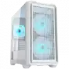 COUGAR MX600 Mini RGB PC Case, Mini Tower, White