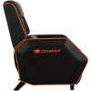 COUGAR Ranger - Orange, Gaming Sofa, Headrest & Lumbar Design, Breathable Premium PVC Leather, Diamond Check Pattern Design, Recliner system 95°~160°, Weight Capacity 160 kg, Product Weight 32.5kg