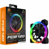 COUGAR Vortex FCB 120, Cooling Fan, Hydraulic-Bearing, 36.72 CFM 62.36 m3/h air flow, 1200 R.P.M, 0.78mmH2O Air Pressure, Acoustical Noise24.3 dBA