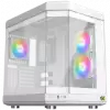 Xigmatek CUBI Arctic EN41983 White, E-ATX/ATX/M-ATX/MINI ITX, USB-C X 1,HD AUDIO, 3PCS TG, 6PCS Z20A Arctic & Galaxy II Fan Control Kit