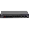 Dahua 10-Port Cloud Managed Desktop PoE Switch, 8x PoE 100 Mbps, Port 1 - 60W, Port 2-8 - 30W, total 60W, 2x uplink 1 Gbps.