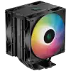 DeepCool AG400 DIGITAL PLUS, CPU Air Cooler, 1x120mm FK120 PWM FDB Fan, Addressable RGB LED, TDP 240W, 4 Heatpipes, Hydro Bearing, LGA1700/1200/1151/1150/1155, AMD AM5/AM4, 3Y, R-AG400-BKADMP-G-1