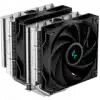 DeepCool AG620, CPU Air Cooler, 2x120mm PWM Fan, TDP 260W, 6 Heatpipes, LGA2066/2011-v3/2011/1700/1200/115x, AMD AM5/AM4, 129x136x157 mm(LxWxH), 2Y, R-AG620-BKNNMN-G-1