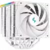DeepCool AG620 Digital WH, CPU Air Cooler, White 2x120mm ARGB PWM Fan, TDP 260W, 6 Heatpipes, Intel LGA2066/2011-v3/2011/1700/1200/115x, AMD AM5/AM4,129×138×162 mm(L×W×H), Fluid Dynamic Bearing, 2y, R-AK620-WHADMN-G
