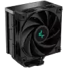 DeepCool AK400 Zero Dark, CPU Air Cooler, 1x120mm PWM Fan, TDP 220W, 4 Heatpipes, LGA1851/1700/1200/115x, AMD AM5/AM4, 127x97x155 mm(LxWxH), R-AK400-BKNNMN-G-2, 3Y