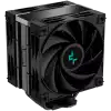 DeepCool AK400 ZERO DARK PLUS, CPU Air Cooler, 2x120mm FDB PWM Fan, Core Touch Technology 2.0, 4 Heatpipes, LGA1851/1700/1200/115x, AMD AM5/AM4, 127x123x155 mm(LxWxH), 3Y, R-AK400-BKNNMD-G-1
