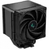 DeepCool AK500 Zero Dark, CPU Air Cooler, 1x120mm FK120 PWM FDB Fan, Digital Display, ARGB, TDP 240W, 5 Heatpipes, Black, LGA2066/2011-v3/2011/1700/1200/115x, AMD AM5/AM4, 127x117x160 mm(LxWxH), 3Y,R-AK500-BKNNMT-G-1