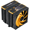 DeepCool AK620 ZERO DARK ZORIA, CPU Air Cooler, 2x120mm PWM Fan, 6 Heatpipes, LGA2066/2011-v3/2011/1700/1200/115x, AMD AM5/AM4, 129x138x160 mm(LxWxH), 3Y, R-AK620-BKNPMN-E