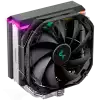 DeepCool AS500, CPU Air Cooler, 1x140mm PWM Fan, Addressable RGB LED, Intel LGA2066/2011-v3/2011/1700/1200/1151/1150/1155, AMD AM5/AM4, 142×98×164 mm(L×W×H) R-AS500-BKNLMN-G
