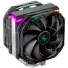 DeepCool AS500 PLUS, CPU Air Cooler, 2x140mm PWM Fan, Addressable RGB LED, Intel LGA2066/2011-v3/2011/1700/1200/1151/1150/1155, AMD AM5/AM4, 142×102×164 mm(L×W×H) R-AS500-BKNLMP-G