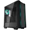 DeepCool CC560, Mid Tower, Mini-ITX/Micro-ATX/ATX, 1xUSB3.0, 1xUSB2.0, 1xAudio, 4x120mm Pre-Installed LED Fans, Tempered Glass, Mesh Panel