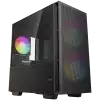 DeepCool CH360, Mini Tower, Mini-ITX/Micro-ATX, 1x USB3.0, 1x Audio, 1x Type-C,  Pre-Installed 2x140mm ARGB Fans + 1x120 ARGB Fan, Tempered Glass, Mesh Panel, GPU Support Arm, R-CH360-BKAPE3-G-1