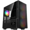 DeepCool CH560 Digital, Mid Tower, Mini-ITX/Micro-ATX/ATX/E-ATX, 1xUSB3.0, 1xType-C, 1xAudio, 3x140mm + 1x120mm Pre-Installed ARGB Fans, Tempered Glass, Mesh Panels, Dual-Status Digital Display, GPU Support Arm, Black, R-CH560-BKAPE4D-G-1