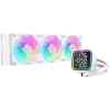 DeepCool LD360 WH, 360mm CPU Liquid Cooler, 3x120mm ARGB PWM Fans, Anti-Leak Technology, Addressable RGB LED, Hydro Bearing, White LGA1851/1700/1200/1151/1150/1155, AMD AM5/AM4, R-LD360-WHDMMN-G-1, 3Y