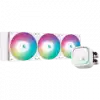 DeepCool LE720 WH, 360mm CPU Liquid Cooler, 3x120mm ARGB PWM Fans, Anti-Leak Technology, ARGB Pump Top, White, LGA 1700/1200/115x, AMD AM5/AM4, 3Y, R-LE720-WHAMMN-G-1