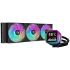 DeepCool LP360, 360mm CPU Liquid Cooler, 3x120mm ARGB PWM Fans, Dot-matrix Screen, Anti-Leak Technology, Black, LGA1851/1700/1200/1151/1150/1155, AMD AM5/AM4, 5Y, R-LP360-BKMSNC-G-1