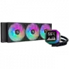 DeepCool LP360, 360mm CPU Liquid Cooler, 3x120mm ARGB PWM Fans, Dot-matrix Screen, Anti-Leak Technology, Black, LGA1851/1700/1200/1151/1150/1155, AMD AM5/AM4, 5Y, R-LP360-BKMSNC-G-1