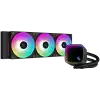 DeepCool LS720 SE, 360mm CPU Liquid Cooler, 3x120mm FK120 PWM Fans, ARGB Multidimensional Infinity Mirror Top Cap, Black, LGA 1700/1200/1151/1150/1155, AMD AM5/AM4, 5Y, R-LS720-BKAMMM-G-1
