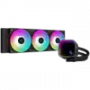 DeepCool LS720 SE, 360mm CPU Liquid Cooler, 3x120mm FK120 PWM Fans, ARGB Multidimensional Infinity Mirror Top Cap, Black, LGA 1700/1200/1151/1150/1155, AMD AM5/AM4, 5Y, R-LS720-BKAMMM-G-1