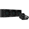 DeepCool LS720S Zero Dark, 360mm CPU Liquid Cooler, 3x120mm PWM Fans, Anti-Leak Technology, Black, LGA 1700/1200/1151/1150/1155, AMD AM5/AM4, 5Y R-LS720-BKNNMM-G-1