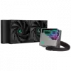 DeepCool LT520, 240mm CPU Liquid Cooler, 2x120mm FK120 PWM FDB Fans, 4th Gen Water Pump, ARGB Multidimensional Infinity Mirror Top Cap, Black, Int.LGA2066/2011v3/2011/1700/1200/1151/1150/1155, AMDsTRX4/sTR4/AM5/AM4