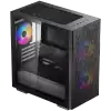 DeepCool MATREXX 40 3FS MATX Case, Mini-ITX / Micro-ATX , 1xUSB2.0, 1xUSB3.0, 1xAudio, 120mm pre-installed fan,ABS+SPCC+Tempered Glass, Mesh Panel DP-MATX-MATREXX40-3FS
