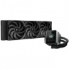 DeepCool MYSTIQUE 360, 360mm CPU Liquid Cooler, 3x120mm ARGB PWM Fans, Addressable RGB LED, Fluid Dynamic Bearing, Black, Intel LGA1700/1200/1151/1150/1155, AMD AM5/AM4,R-LX750-BKDSNMP-G-1