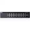 Dell Networking X1018 Smart Web Managed Switch, 16x 1GbE and 2x 1GbE SFP ports