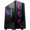 Xigmatek Duke EN49158, ATX/M-ATX/Mini ITX, USB3.0x1 & 2.0x2, Meshed & TG Frontpanel, Left TG, Front 4PCS X24F Fan