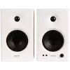 Edifier MR4 Active Studio Monitors, RCA, AUX, TRS, 1-inch Tweeters, 4-inch Woofers, 42W (RMS), Control Knob, White